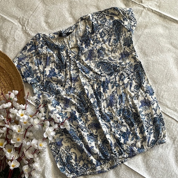 FLAT Rs. 500/- (free ship) Printed paisley top from MAX